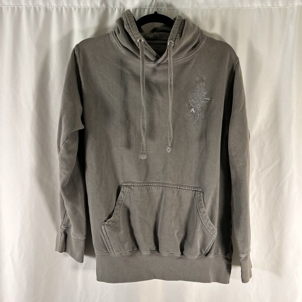 Shawn Mendes Hoodie Sweatshirt Women's Small Green Youth Long Sleeve Hooded
